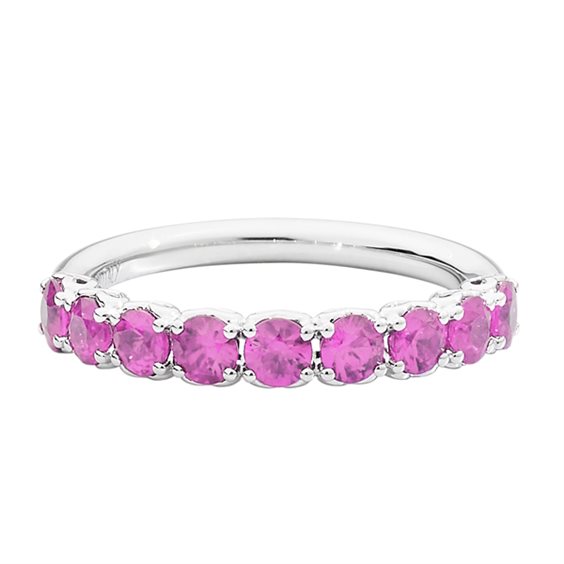 Anello Recarlo Donna Anniversary Gems in Oro bianco Zaffiro rosa 0.59 Ct R93MZ001/ZR-12 - R93MZ001/ZR-12